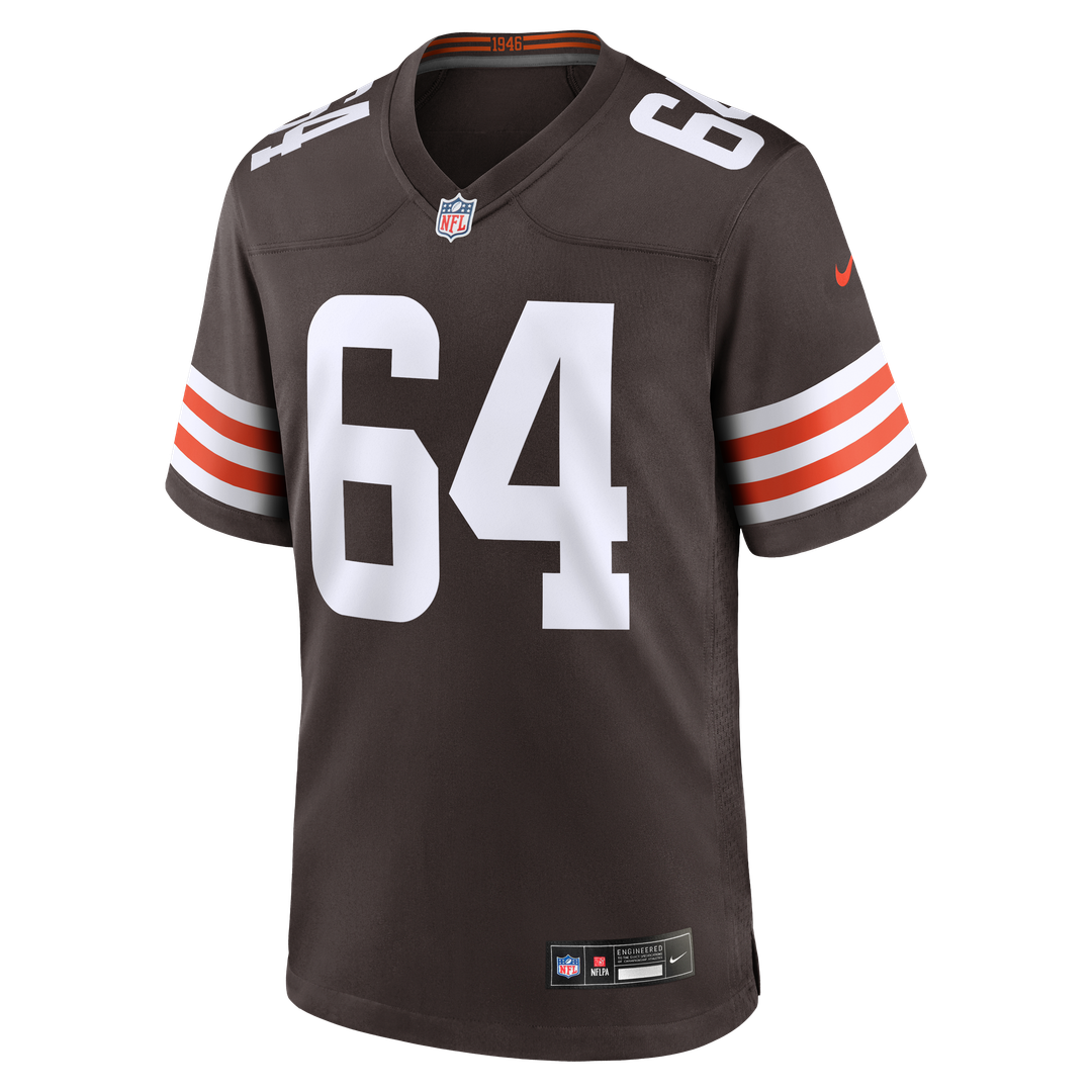 Cleveland Browns Joe DeLamielleure Nike Brown Game Retired Player Jersey