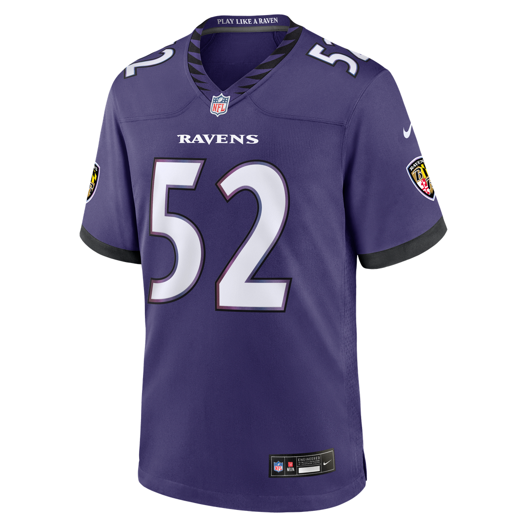 Baltimore Ravens Ray Lewis Nike Purple Team Retired Player Game Jersey