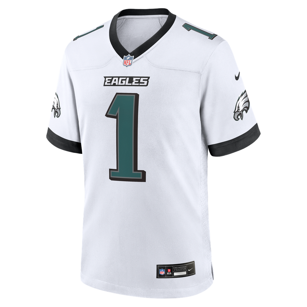 Philadelphia Eagles Jalen Hurts Nike Midnight Green Team Game Jersey