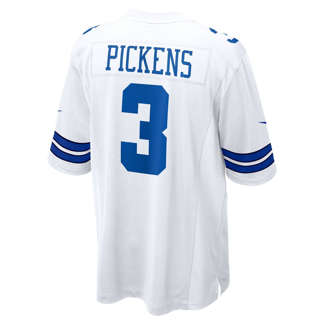 Dallas Cowboys George Pickens Nike White Game Jersey