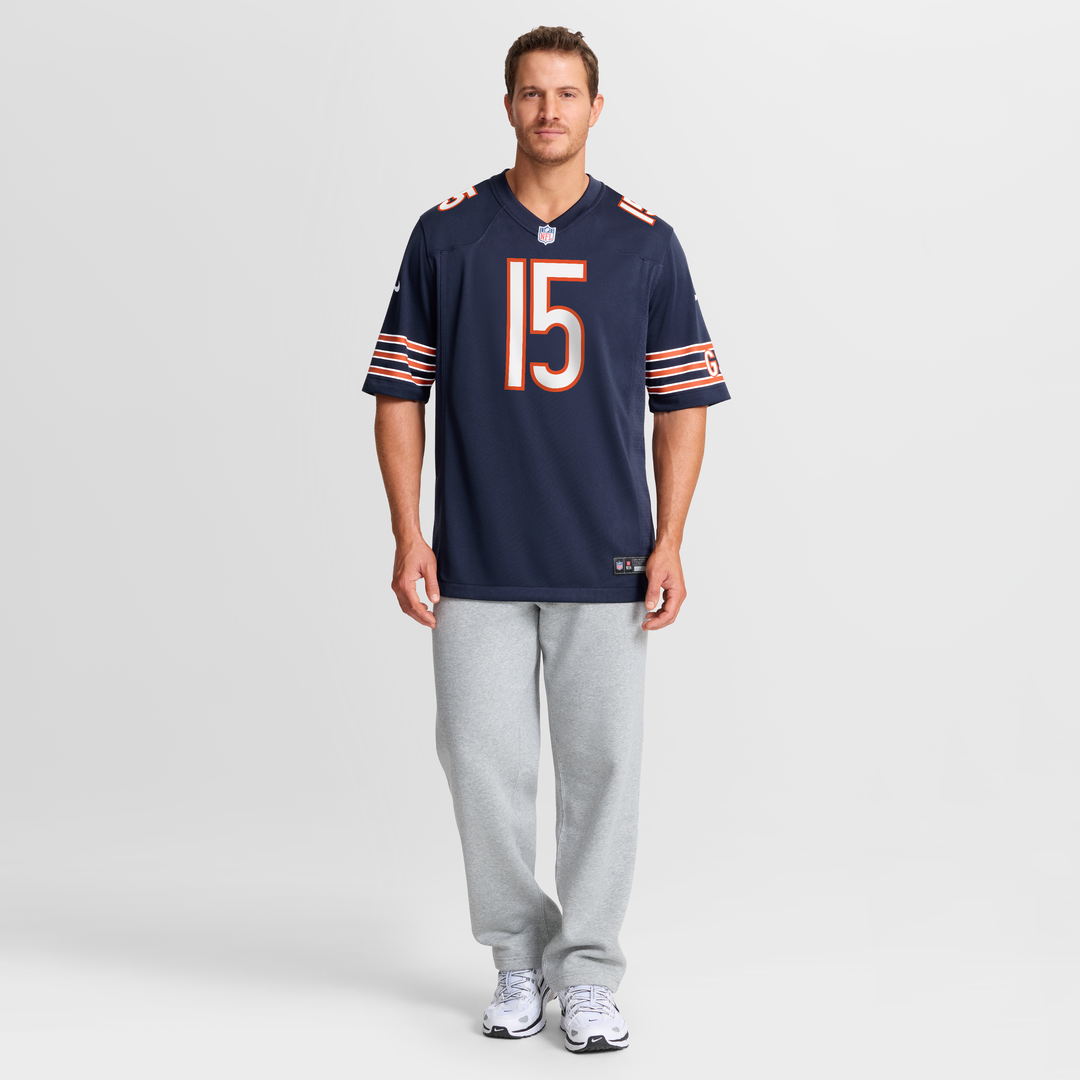 Chicago Bears Rome Odunze Nike Navy Player Game Jersey