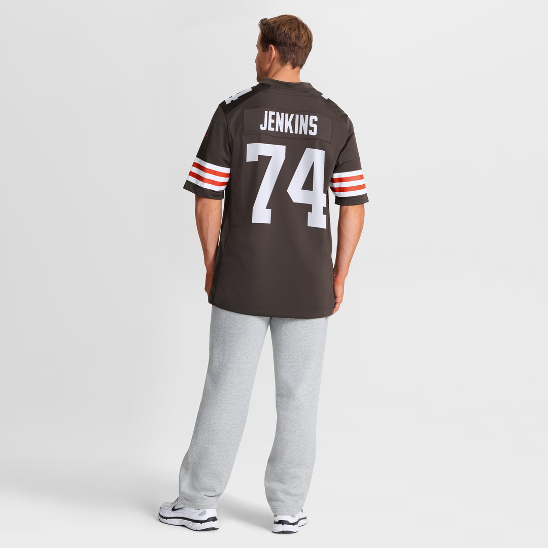 Cleveland Browns Elgton Jenkins Nike Brown Team Game Jersey