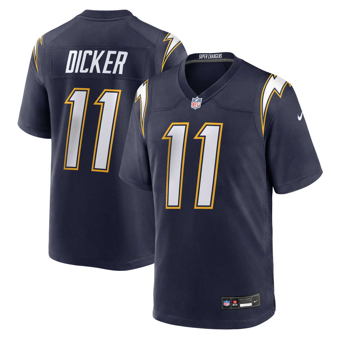 Los Angeles Chargers Cameron Dicker Nike Gold Alternate Game Jersey
