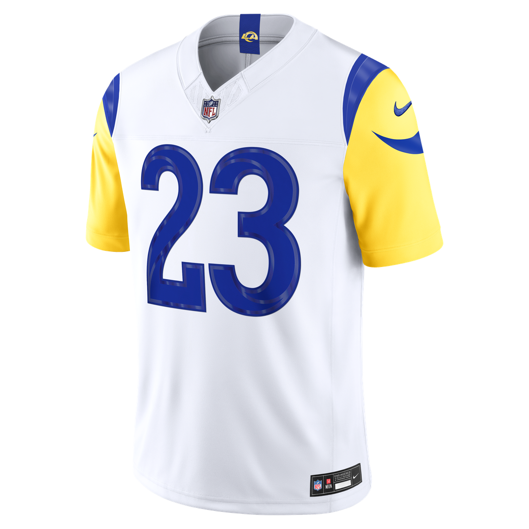 Los Angeles Rams Kyren Williams Nike White Vapor F.U.S.E. Stitched Limited Jersey