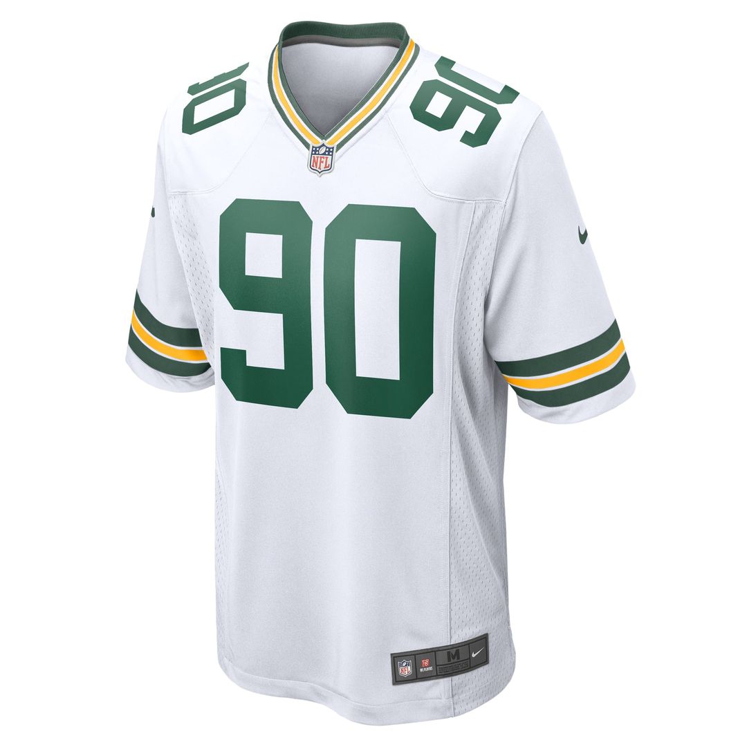 Green Bay Packers Lukas Van Ness Nike White Game Jersey