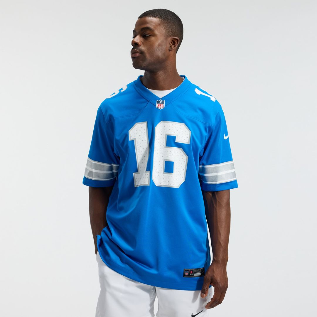 Detroit Lions Jared Goff Nike Black 2nd Alternate Game Jersey