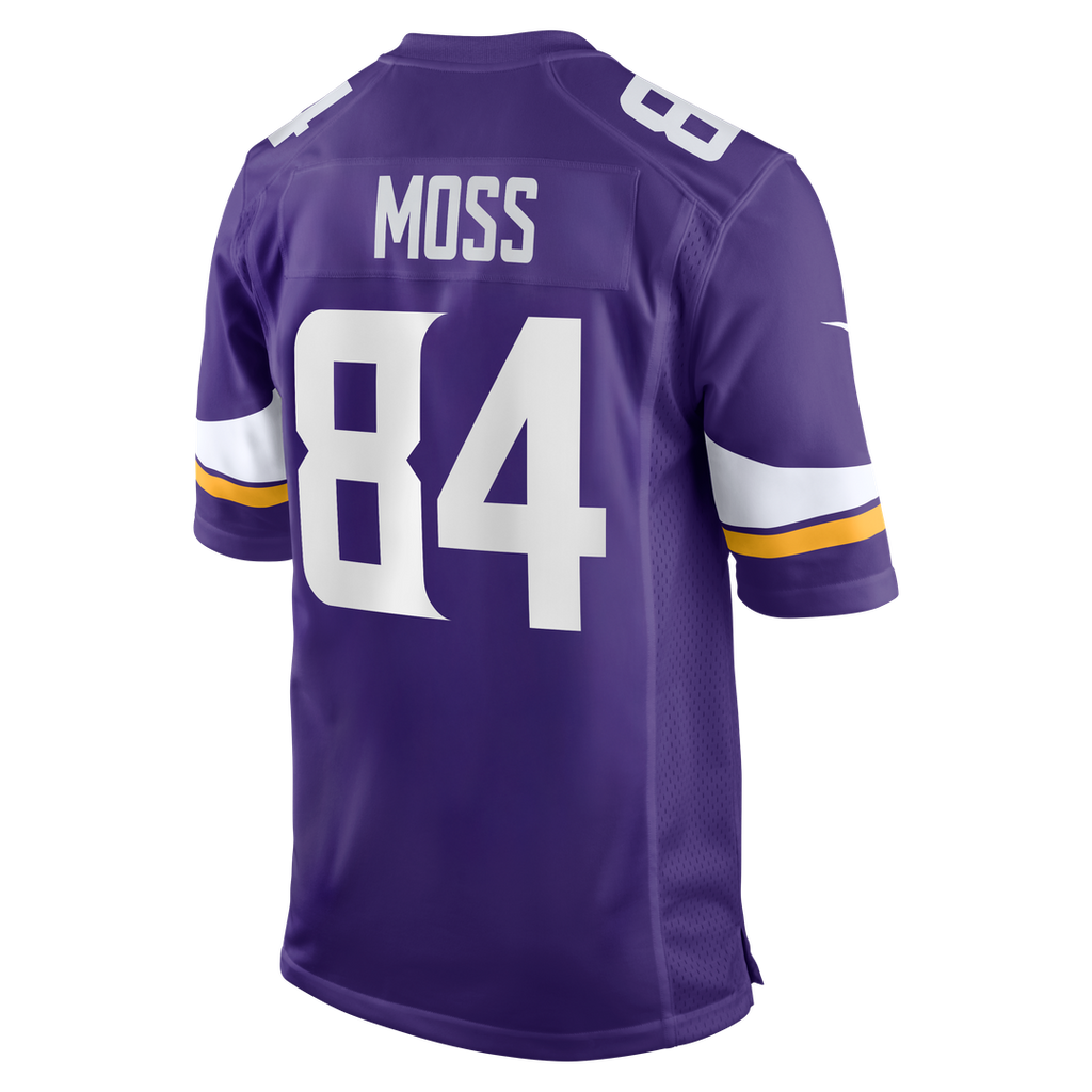 Minnesota Vikings Randy Moss Nike Purple Game Retired Player Jersey