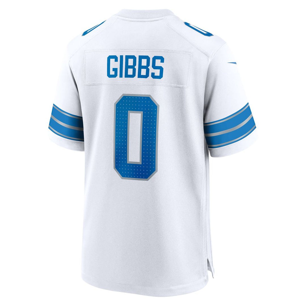 Detroit Lions Jahmyr Gibbs Nike Black 2nd Alternate Game Player Jersey