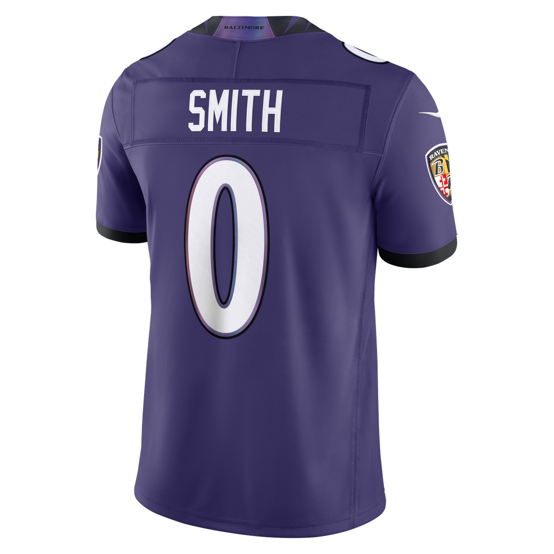 Baltimore Ravens Roquan Smith Nike Purple Team Vapor F.U.S.E. Stitched Limited Jersey