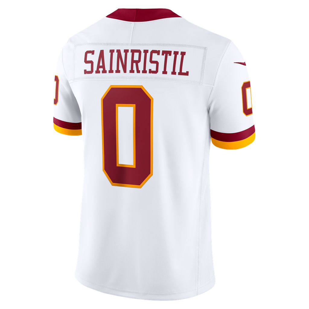 Washington Commanders Mike Sainristil Nike White Vapor F.U.S.E. Stitched Limited Jersey