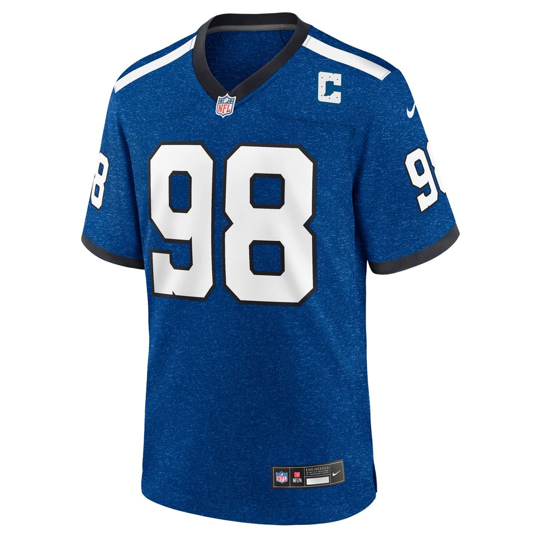Indianapolis Colts Tony Siragusa Nike Royal Game Retired Player Jersey