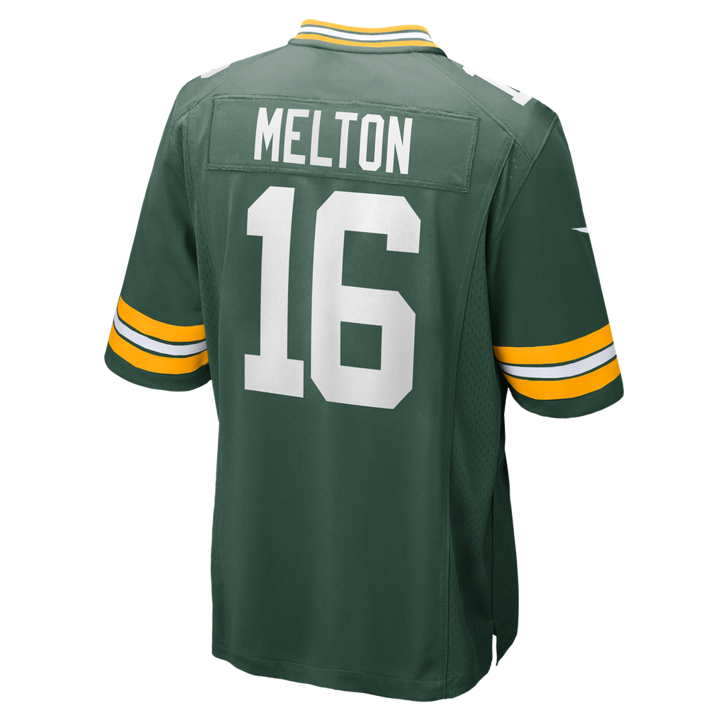 Green Bay Packers Bo Melton Nike Green Team Game Jersey