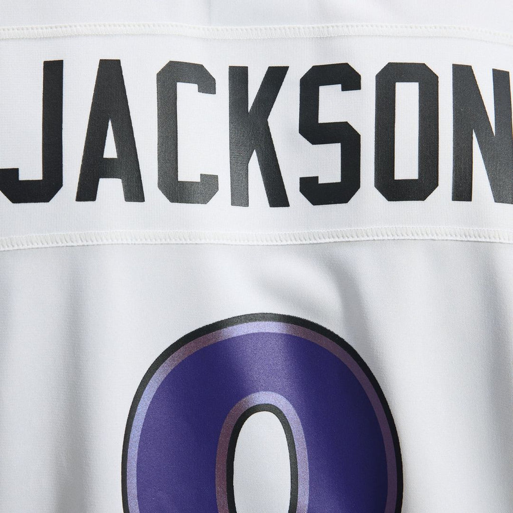 Baltimore Ravens Lamar Jackson Nike White Game Jersey