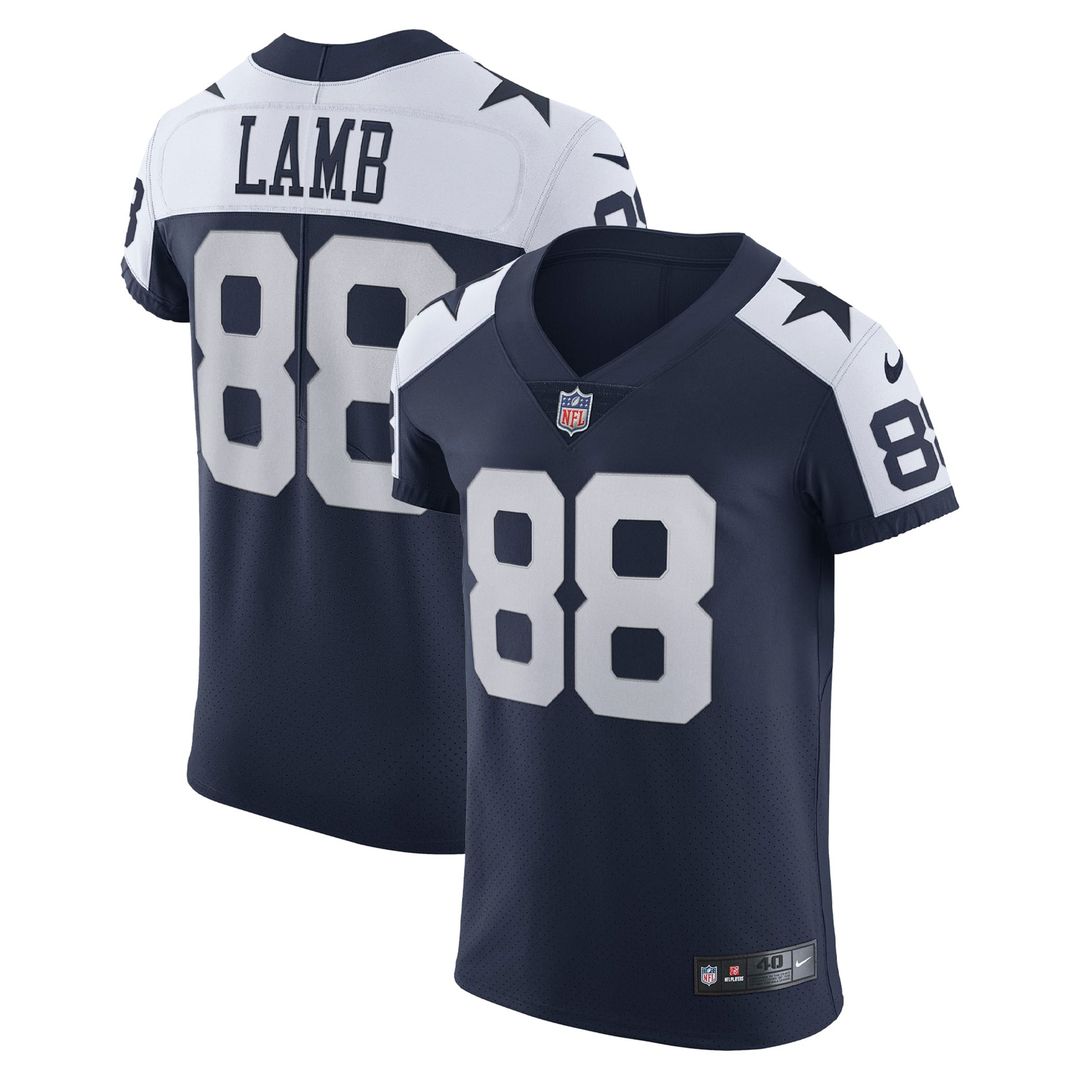 Dallas Cowboys CeeDee Lamb Nike White Vapor Elite Jersey