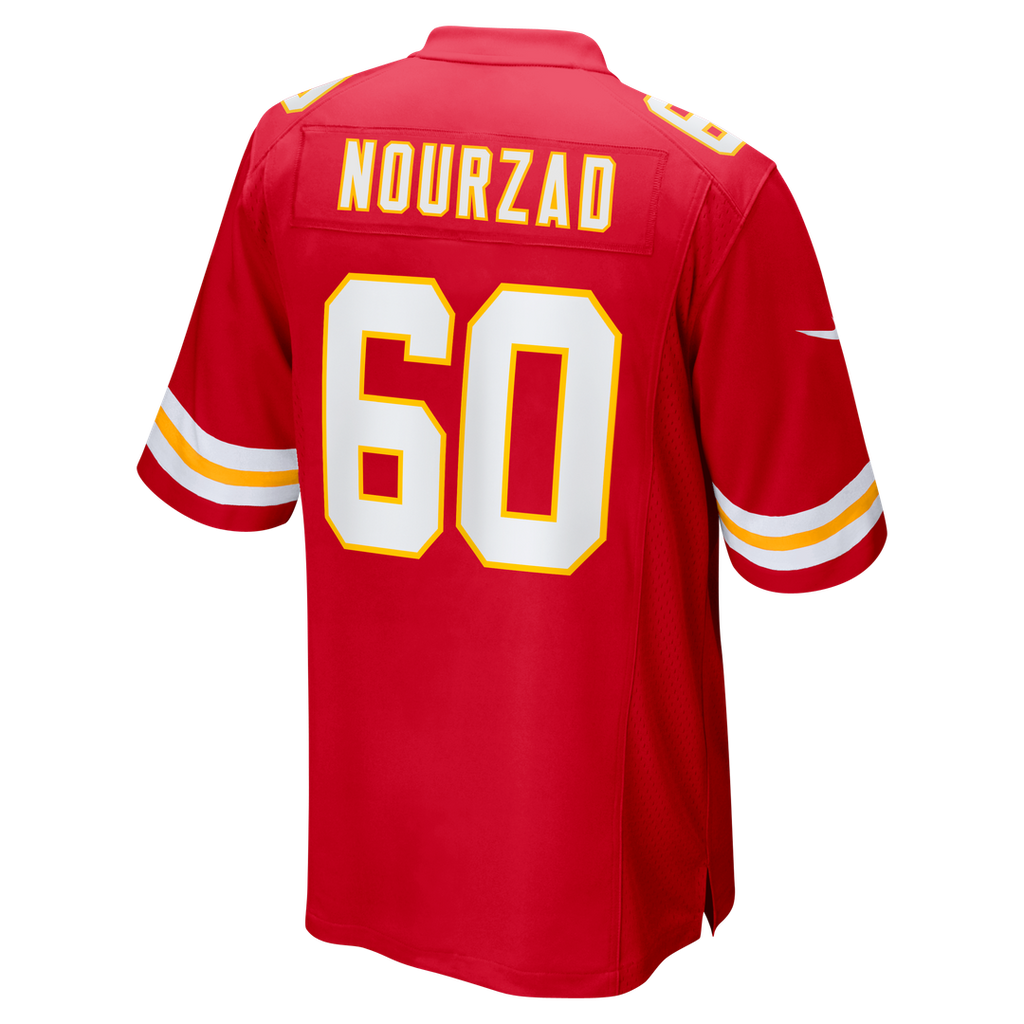 Kansas City Chiefs Hunter Nourzad Nike Red Game Jersey