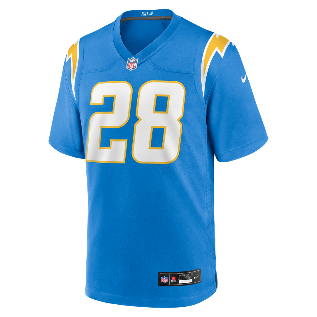 Los Angeles Chargers Hassan Haskins Nike Powder Blue Team Game Jersey