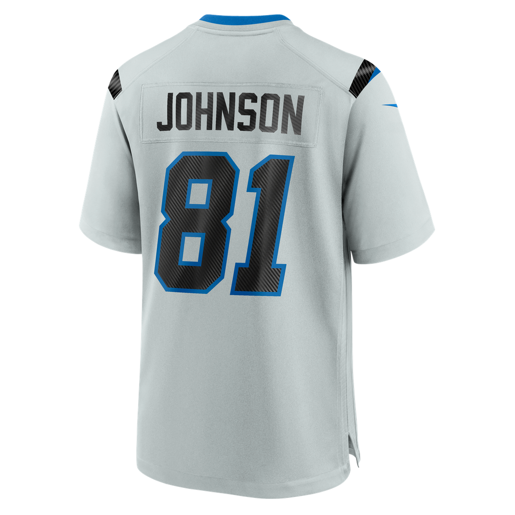 Detroit Lions Calvin Johnson Nike Silver 2026 Rivalries Collection Game Jersey