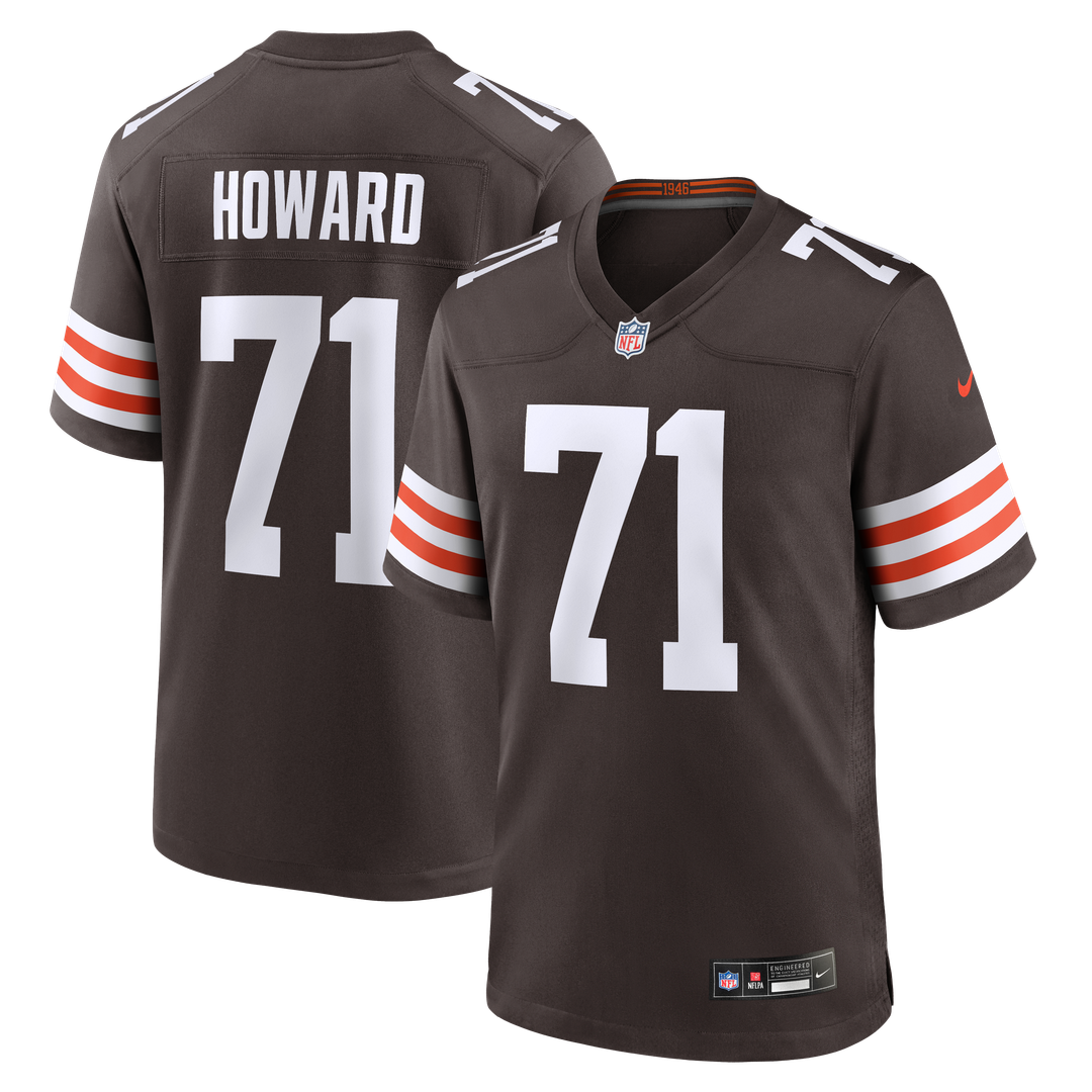 Cleveland Browns Tytus Howard Nike Brown Team Game Jersey