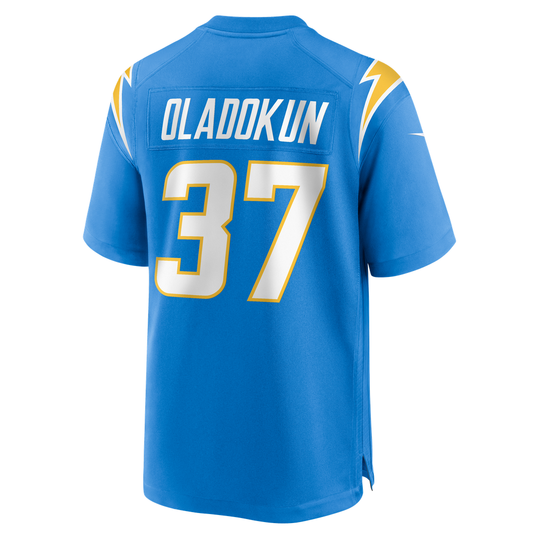 Los Angeles Chargers Jordan Oladokun Nike Powder Blue Team Game Jersey
