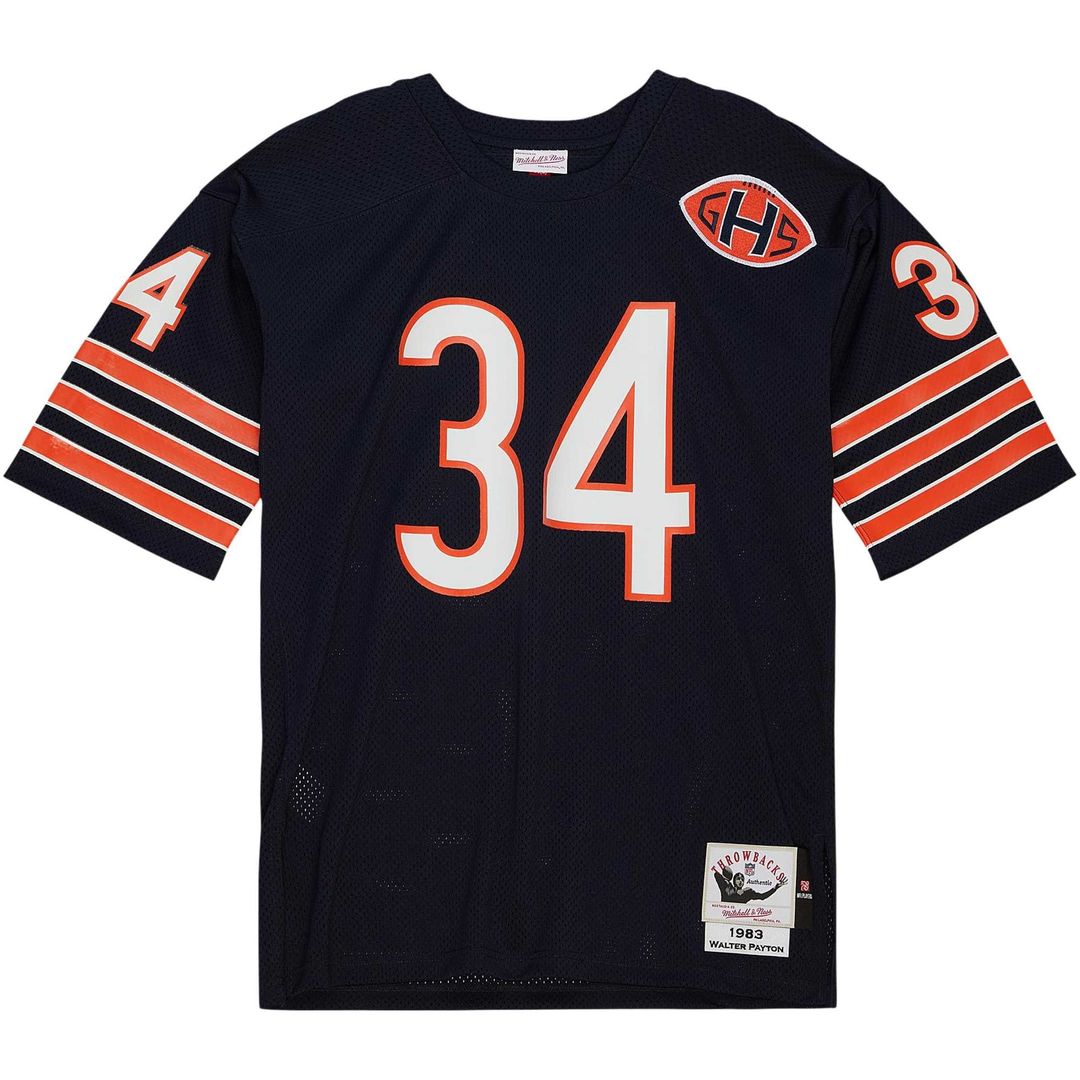 Chicago Bears 1985 Walter Payton Mitchell & Ness White Authentic Throwback Retired Player Jersey