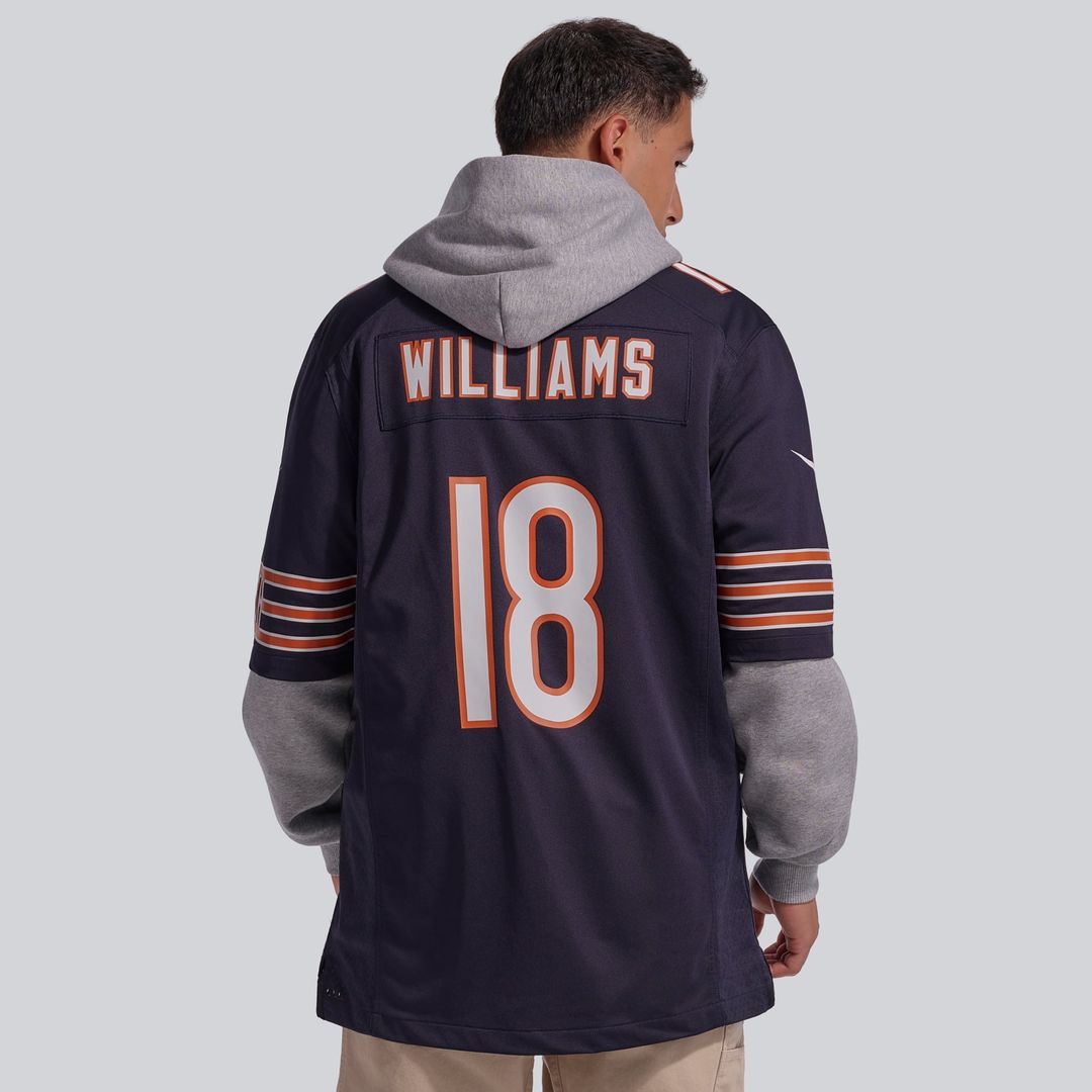 Chicago Bears Caleb Williams Nike Orange Alternate Player Game Jersey