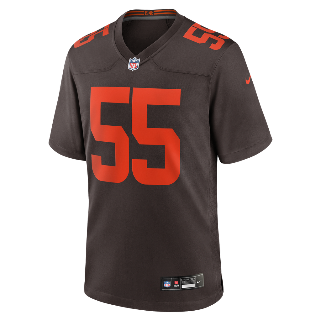 Cleveland Browns Spencer Fano Nike Brown Alternate Game Jersey