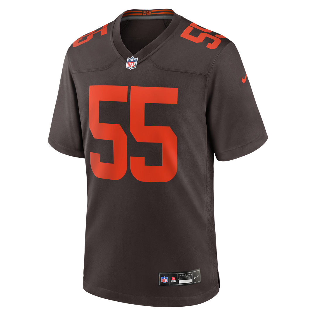 Cleveland Browns Spencer Fano Nike Brown Alternate Game Jersey