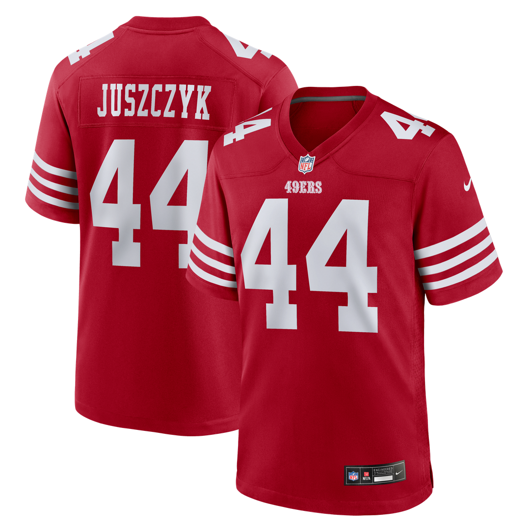 San Francisco 49ers Kyle Juszczyk Nike Scarlet Player Game Jersey
