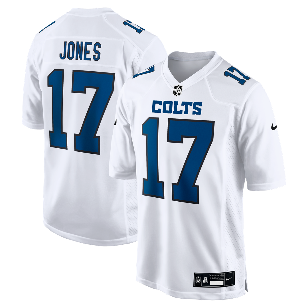 Indianapolis Colts Daniel Jones Nike Carbon Black Fashion Game Jersey