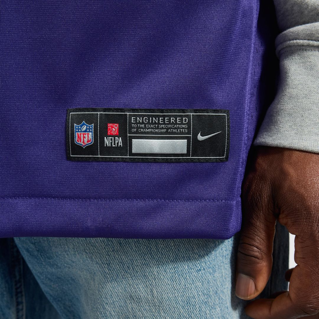 Baltimore Ravens Kyle Hamilton Nike Purple Alternate Game Jersey