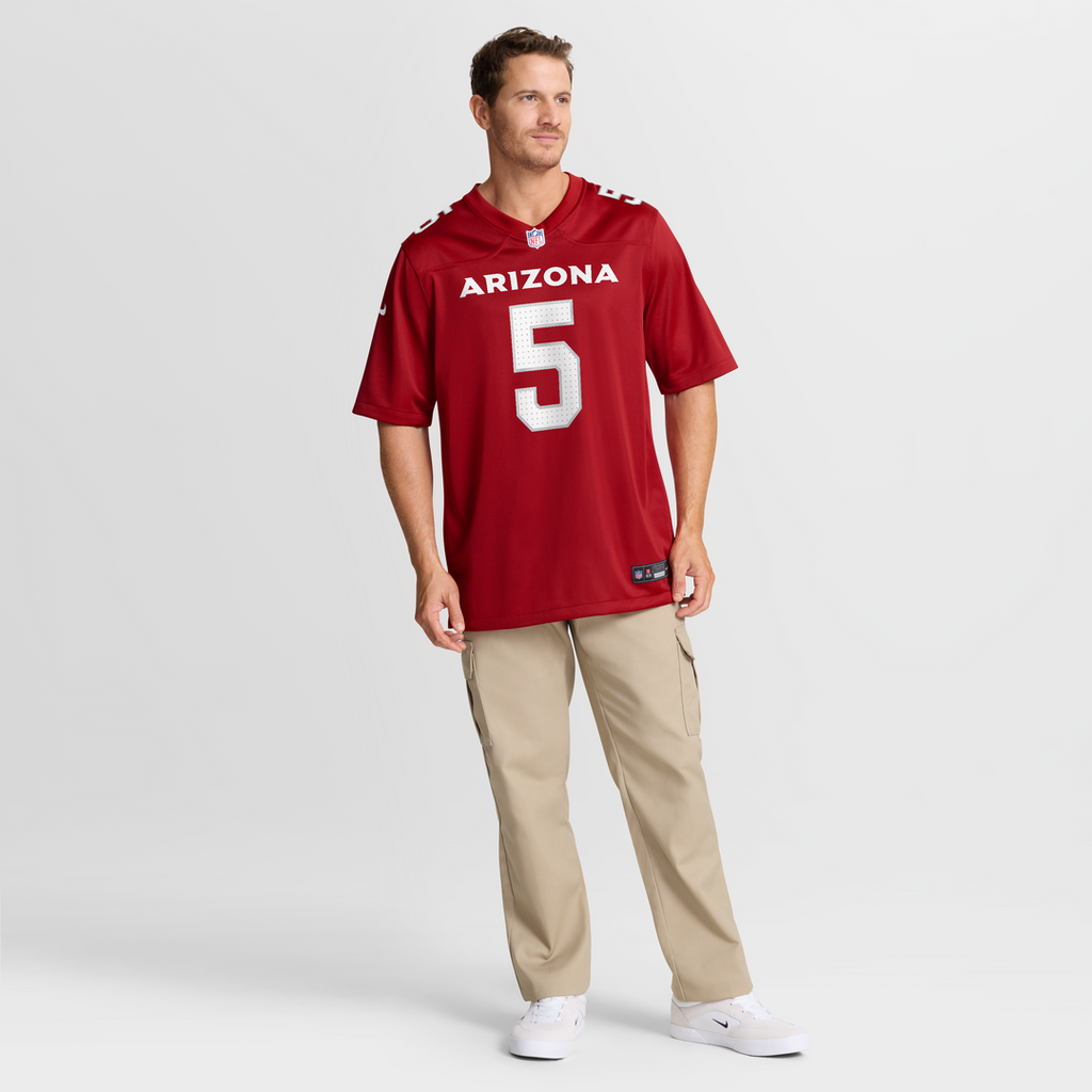 Arizona Cardinals Baron Browning Nike Cardinal Team Game Jersey