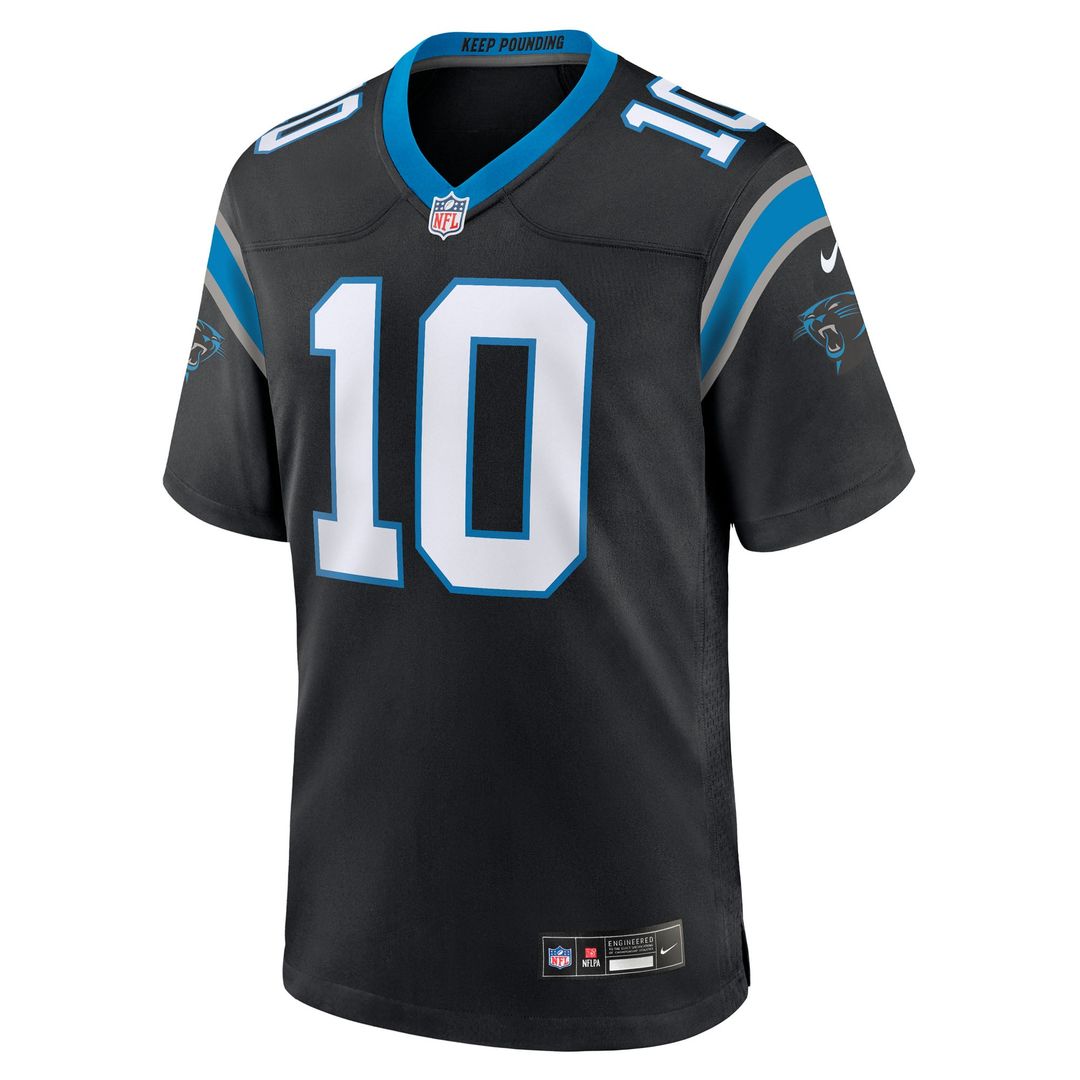 Carolina Panthers Ryan Fitzgerald Nike Black Team Game Jersey
