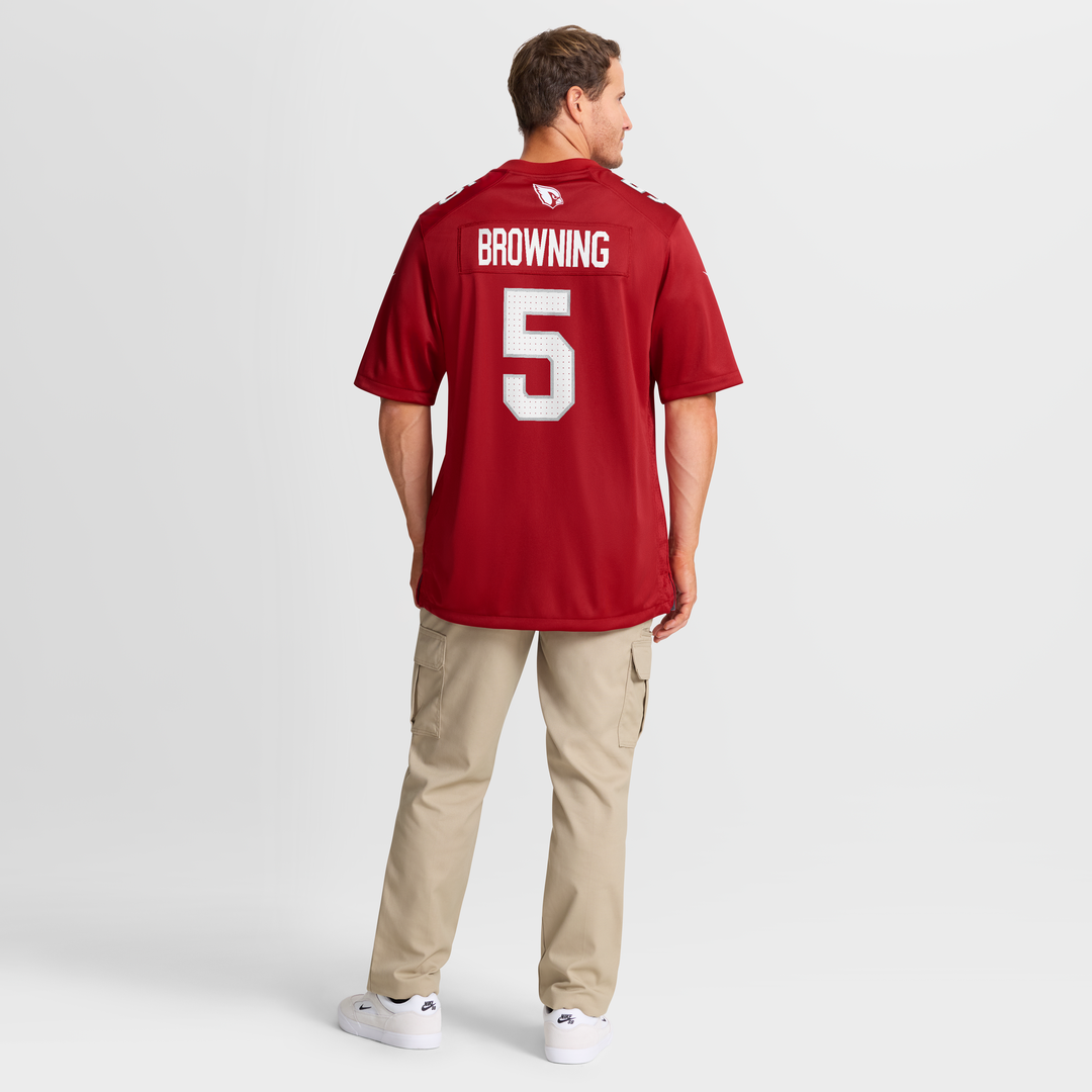 Arizona Cardinals Baron Browning Nike Cardinal Team Game Jersey