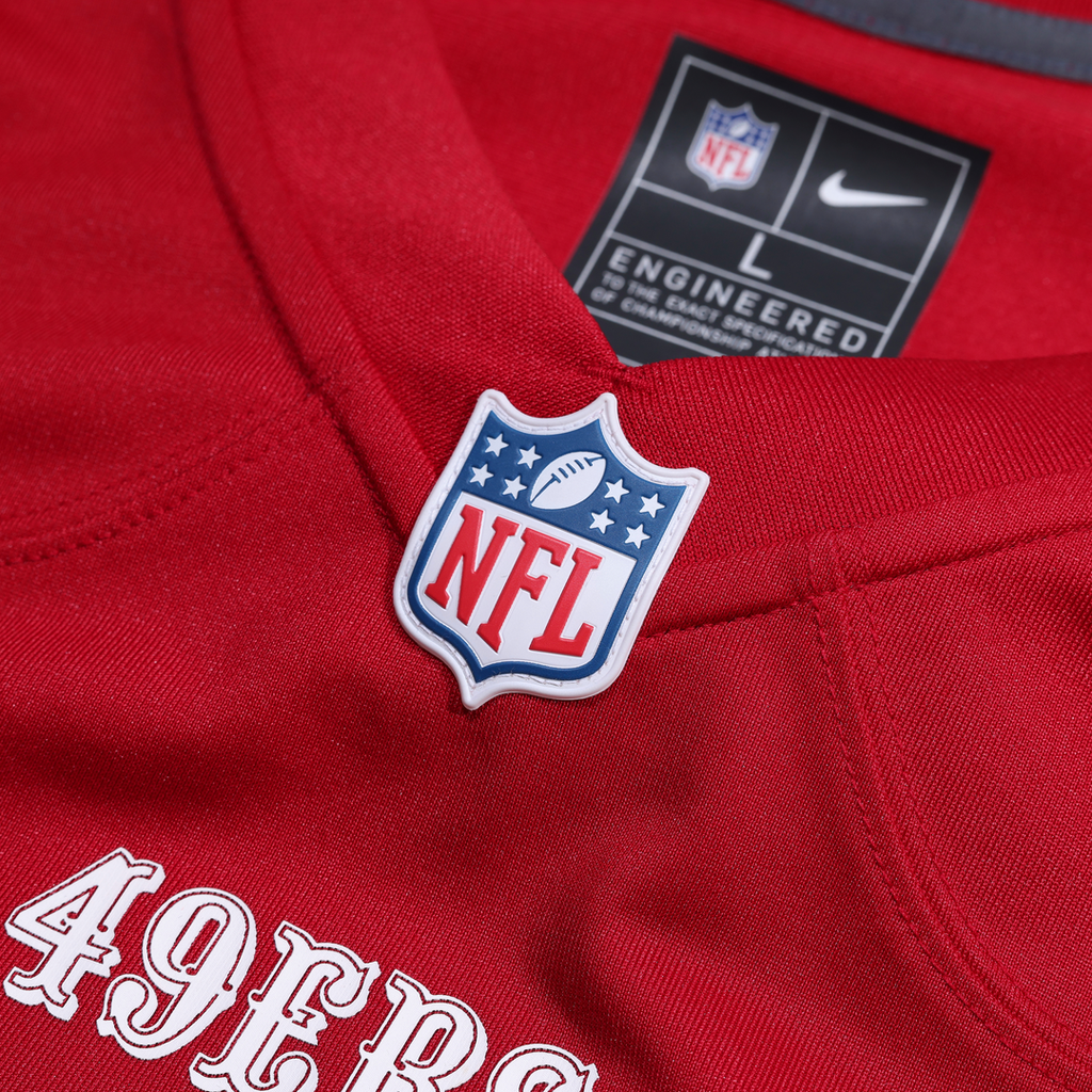 San Francisco 49ers Jordan Jefferson Nike Scarlet Team Game Jersey