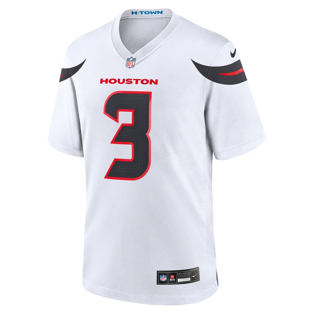 Houston Texans Tank Dell Nike Red Alternate Game Jersey