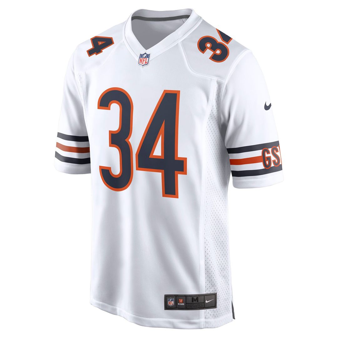 Chicago Bears Walter Payton Nike White Retired Player Away Game Jersey