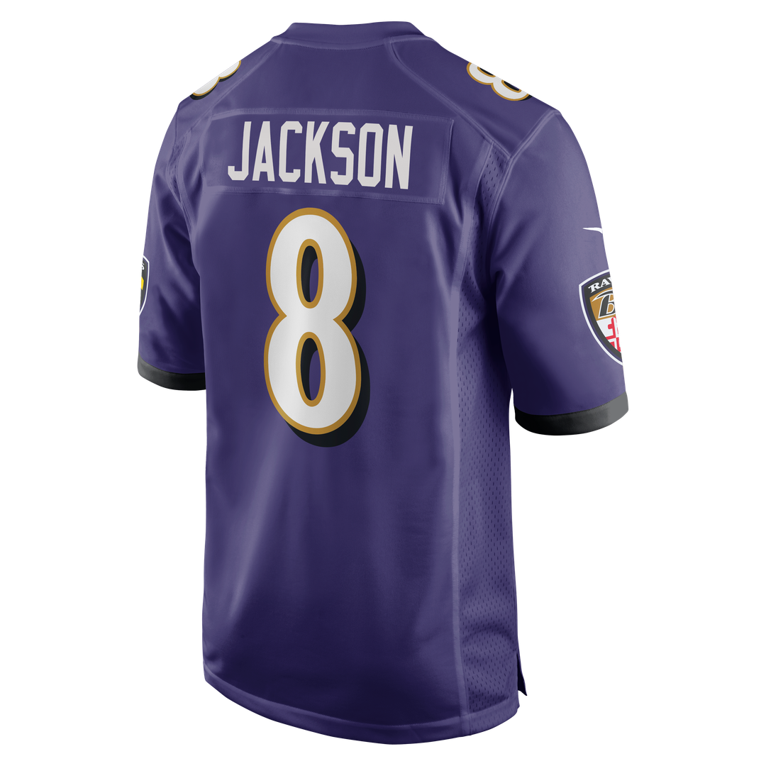 Baltimore Ravens Lamar Jackson Nike Purple Game Jersey