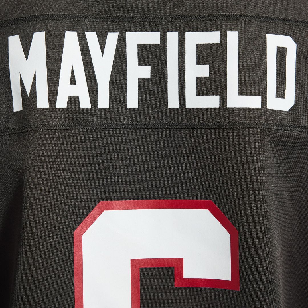 Tampa Bay Buccaneers Baker Mayfield Nike Orange Throwback Game Jersey