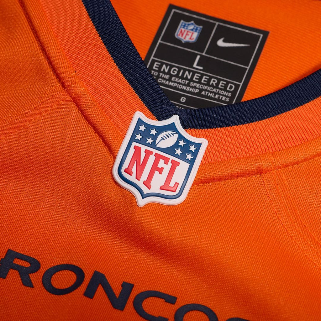 Denver Broncos Alex Forsyth Nike Orange Team Game Jersey