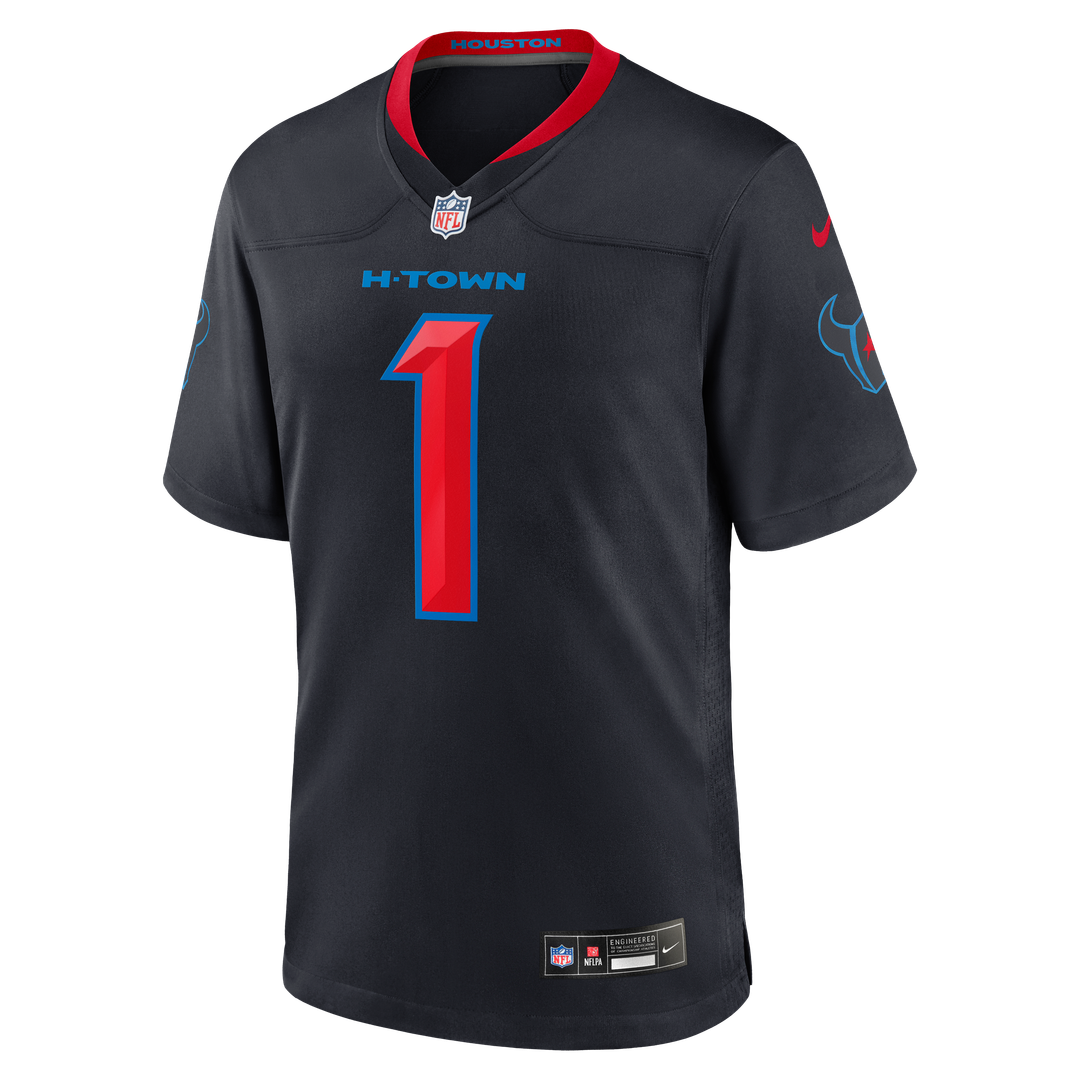Houston Texans Tank Dell Nike Navy Alternate Game Jersey