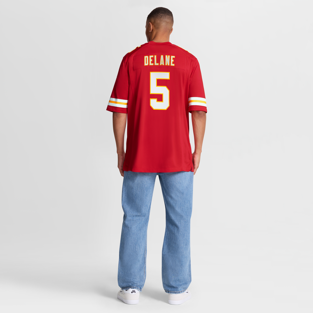 Kansas City Chiefs Mansoor Delane Nike Red Team Game Jersey