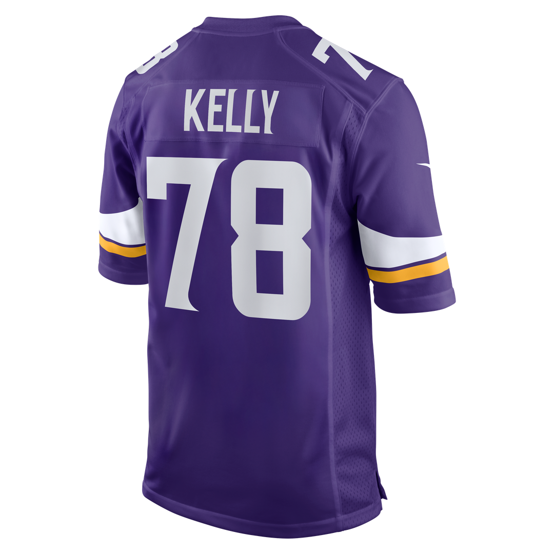 Minnesota Vikings Ryan Kelly Nike Purple Team Game Jersey