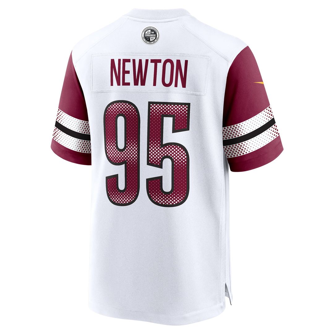 Washington Commanders Jer'Zhan Newton Nike White Game Jersey