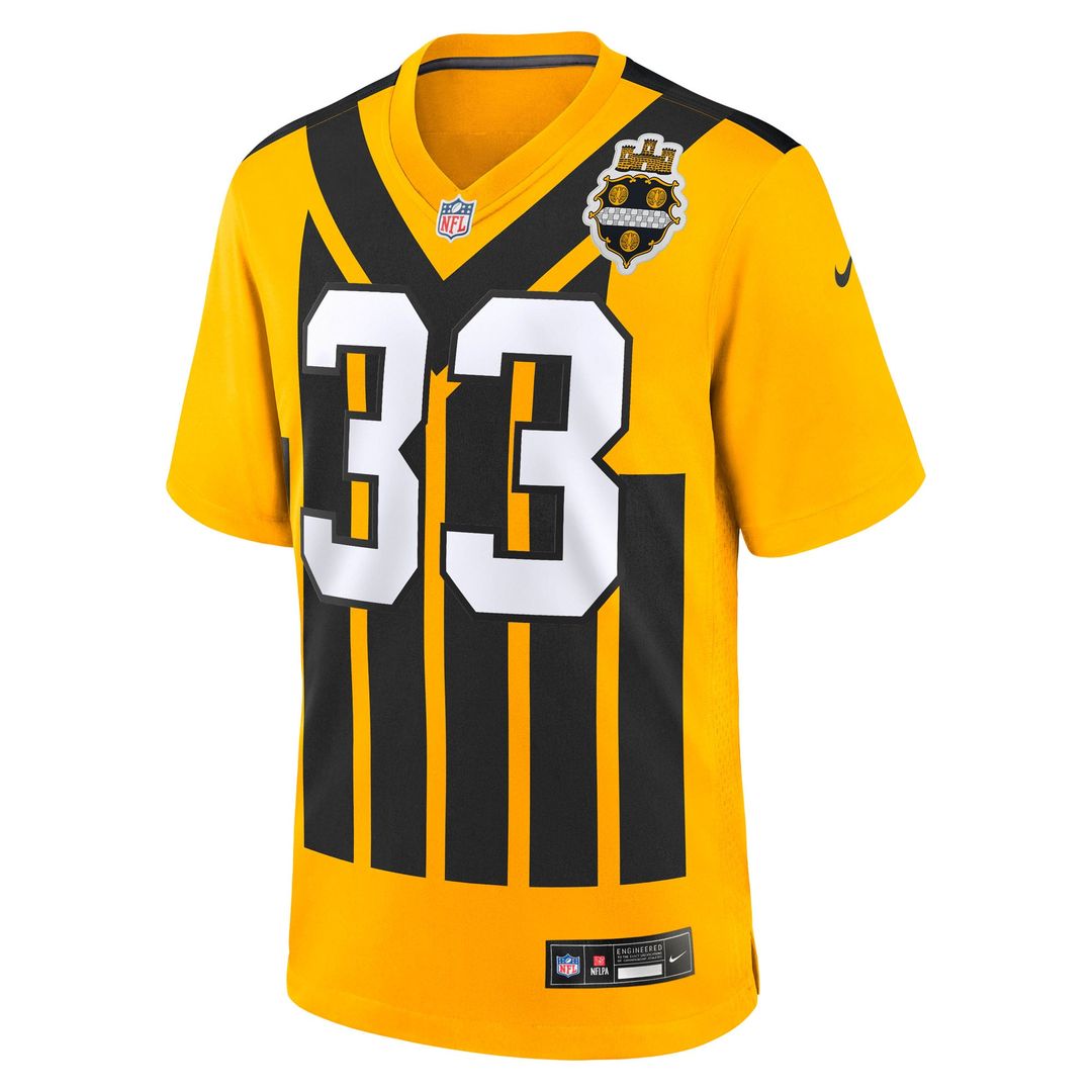 Pittsburgh Steelers Jack Sawyer Nike Black Team Game Jersey