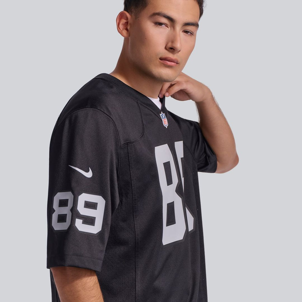 Las Vegas Raiders Brock Bowers Nike White Game Jersey