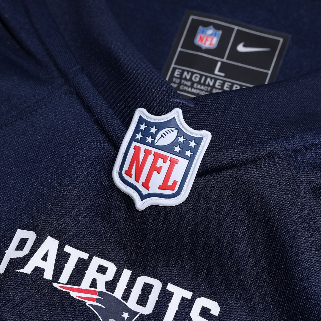 New England Patriots Efton Chism III Nike Navy Team Game Jersey
