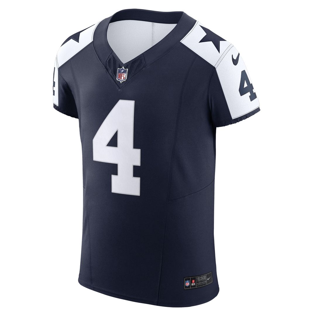 Dallas Cowboys Dak Prescott Nike Navy Alternate Vapor F.U.S.E. Elite Jersey