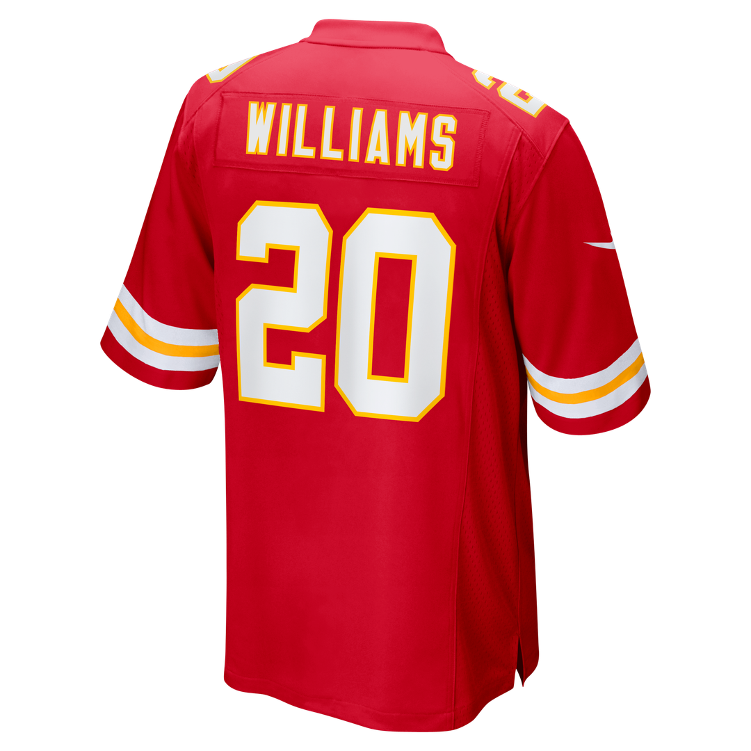 Kansas City Chiefs Nohl Williams Nike Red Team Game Jersey