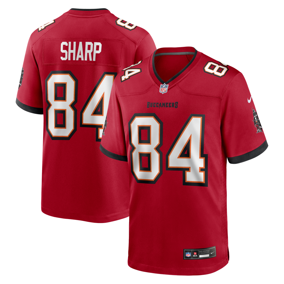 Tampa Bay Buccaneers Bauer Sharp Nike Red Team Game Jersey