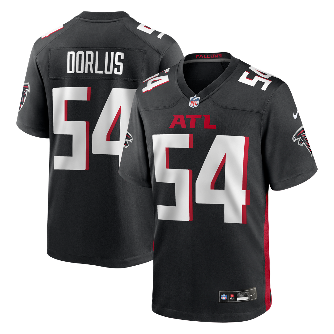 Atlanta Falcons Brandon Dorlus Nike Black Team Game Jersey
